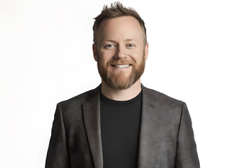 European and American male portrait