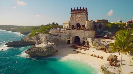 Oceanside Castle Aerial View