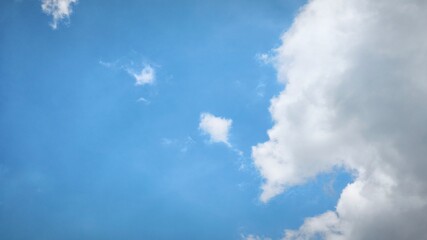 blue sky with clouds