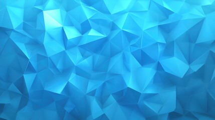 Obraz premium Abstract blue low-poly background texture