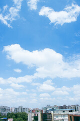 The sky is an unobstructed view upward from the surface of the Earth. It includes the atmosphere and outer space