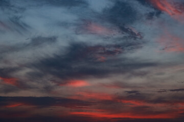 The sky is an unobstructed view upward from the surface of the Earth. It includes the atmosphere and outer space