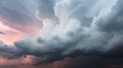 Obraz premium A high-tension image depicting intense dramatic weather and chromatic noise, featuring stormy skies.