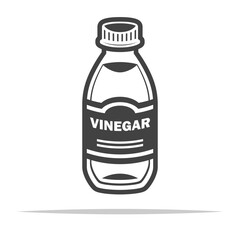 Vinegar outline icon transparent vector isolated