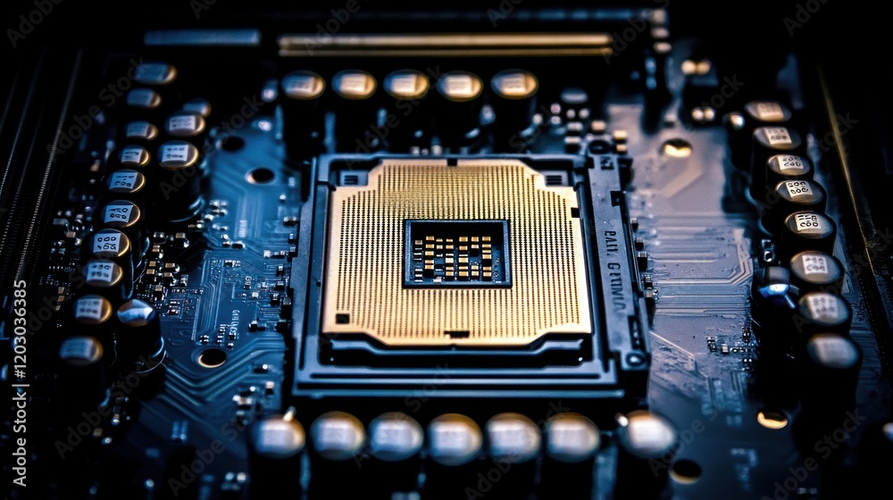 Aufkleber Computer Motherboard Central Processing Unit Socket