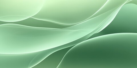 Abstract green template background featuring a light green gradient, perfect for a Christmas glowing pattern design. This bright paper background serves as a blank digital banner for various uses.