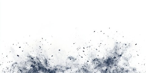 Obraz premium Abstract winter background featuring snowflakes dancing in the wind against a transparent white backdrop. This dust png captures the essence of an abstract winter atmosphere.
