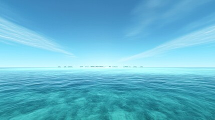 Serene Ocean Horizon