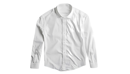 Crisp White Mens Long Sleeve Dress Shirt Fashion Apparel man wear look cuff view body style clean   