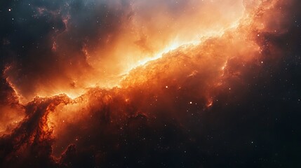 Obraz premium Infinite Stars Surround a Dazzling Galactic Center