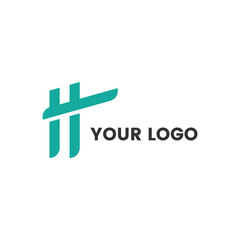 H Letter Logo Design Template for Branding