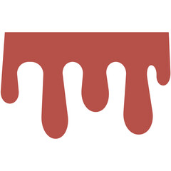 Melted drip paint vector