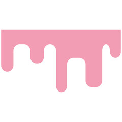 Melted drip paint vector