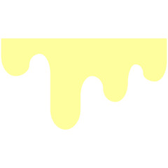 Melted drip paint vector