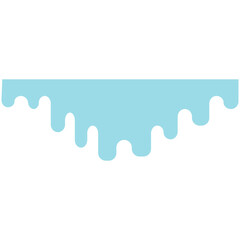 Melted drip paint vector