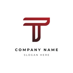 Versatile T-Shaped Logo Template for Businesses