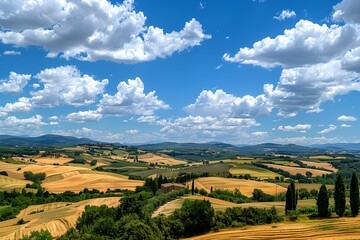 Fototapeta premium landscape of tuscany