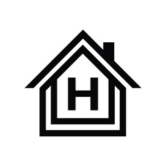 Elegant Home Logo for Modern Real Estate