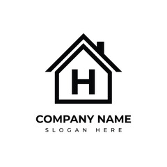 Template for Elegant Home Logo Design