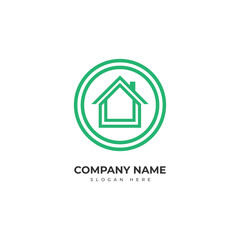 Template for Elegant Home Logo Design