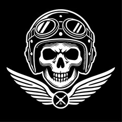 Vector design skull sticker