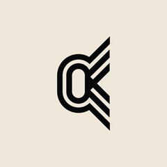 Optimized O Character Logo Design Concept