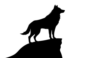 wolf head silhouette