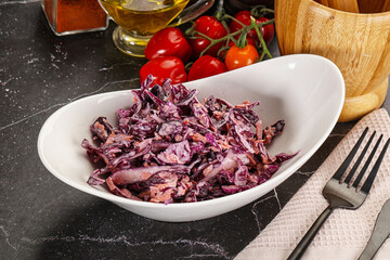 Coleslaw salad with cabbage and carrot