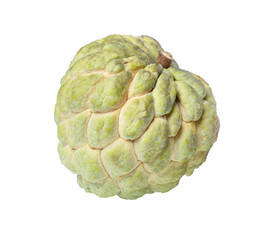custard apple isolated on white