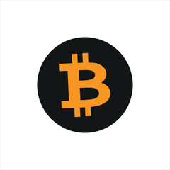 Bitcoin Logo for Cryptocurrency Market Branding