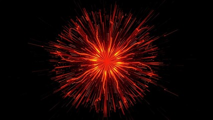 Obraz premium Spinning Plasma Circle - Abstract Art
