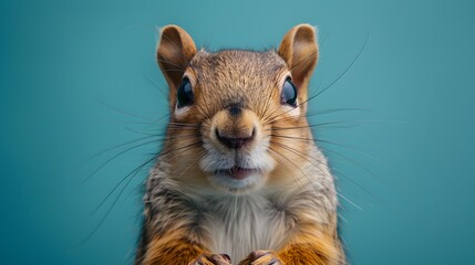 Obraz premium Stylish squirrel isolated