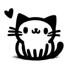 A Charming Collection of Unique Cat Icons Playful, Whimsical, and Adorably Designed to Capture the Heartwarming Expressions, Quirky Personalities, and Irresistible Cuteness of Felines in Modern