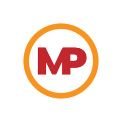 Professional MP Brand Logo Design Set