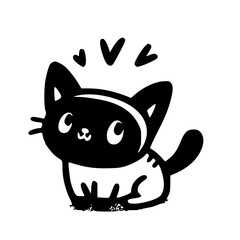 A Charming Collection of Unique Cat Icons Playful, Whimsical, and Adorably Designed to Capture the Heartwarming Expressions, Quirky Personalities, and Irresistible Cuteness of Felines in Modern