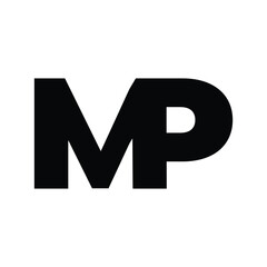 Professional MP Brand Logo Design Set