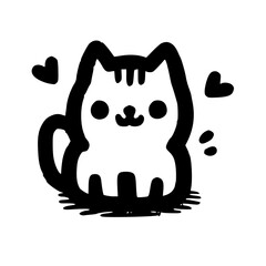 A Charming Collection of Unique Cat Icons Playful, Whimsical, and Adorably Designed to Capture the Heartwarming Expressions, Quirky Personalities, and Irresistible Cuteness of Felines in Modern