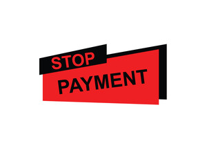 Stop permeant, Label, Button Template. Vector,  Stock,  Illustration ,