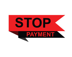 Stop permeant, Label, Button Template. Vector,  Stock,  Illustration ,