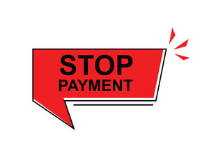 Stop permeant, Label, Button Template. Vector,  Stock,  Illustration ,