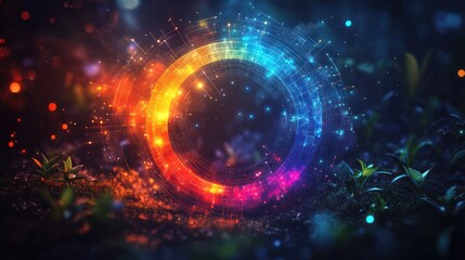 A dark brick wall with rich, textured details, partially covered by vibrant green climbing ivy.