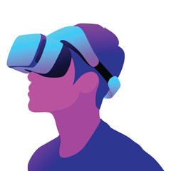 Advanced Virtual Reality Headset Technology Experience