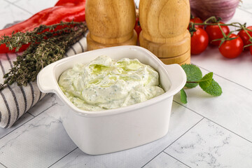 Greek feta dip with oil