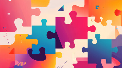 Puzzle wallpaper, background
