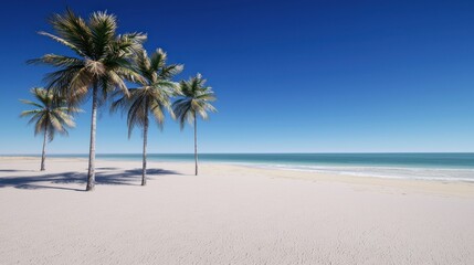 Tranquil Tropical Beach Scene