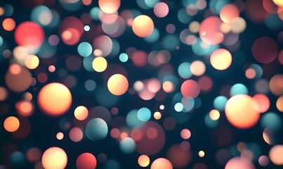Obraz premium Abstract colorful bokeh background.