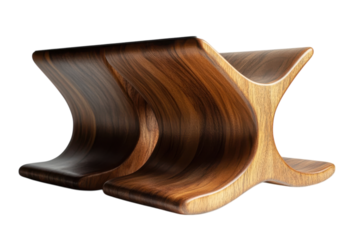 Unique wooden furniture design showcasing a stylish modern stool for home interiors or offices