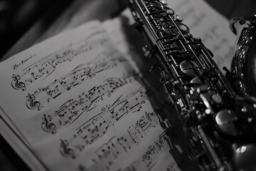 Obraz premium close up of a saxophone