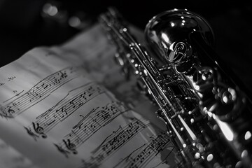 flute on music sheet