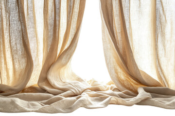 Light filters through sheer curtains in a cozy living space creating a warm atmosphere during the day